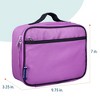 Wildkin Kids Insulated Lunch Box in Solid Colors – Durable and Reusable for School & Travel - 4 of 4