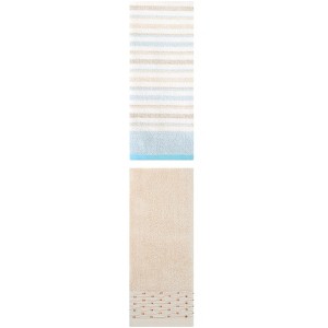 REGALWOVEN Bathroom Soft Absorbent Decorative Hand Towels for Face Hair 14" x 30"/13" x 27" 2 Pcs - 1 of 4