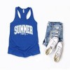 Simply Sage Market Women's Varsity Summer Vibes Cursive Racerback Graphic Tank - 3 of 3