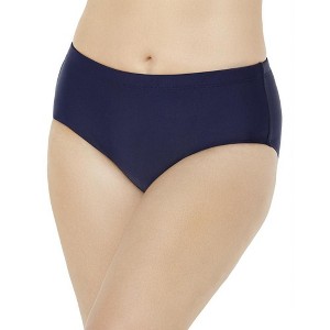 Swimsuits for All Women's Plus Size Chlorine Resistant Full Coverage Brief - 1 of 4