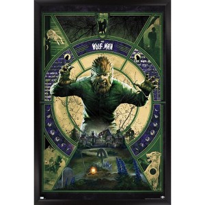 Trends International The Wolf Man - Illustration Framed Wall Poster Prints - 1 of 4