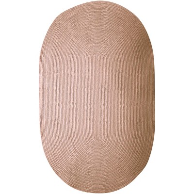 Colonial Mills Bristol Polypropylene Braided Rug, 3-Feet by 5-Feet, Mocha