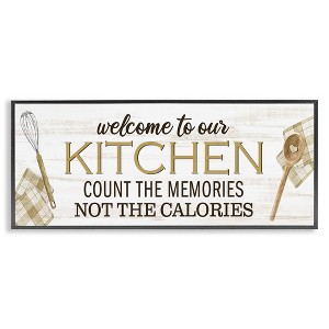 Stupell Industries Count Memories Not Calories, 10" x 24" - 1 of 4