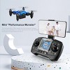TopComfy Baby and Toddler Learning Toys Mini Foldable Drone Portable Design Clear Shooting Performance Ideal for Kids, Blue, 7.87"*5.51"*2.76" - 3 of 4