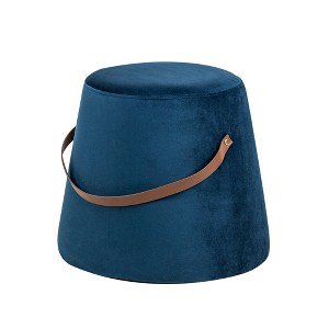 Nordlys Bouclé with Rope Pouf Vintage Style Upholstery Living Room - 1 of 4