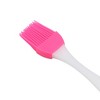 Unique Bargains Basting Brush 15g Small Handle Brush Color Block Dishwasher Safe Silicone PP 6.69"x1.18" 1 Pc - 4 of 4