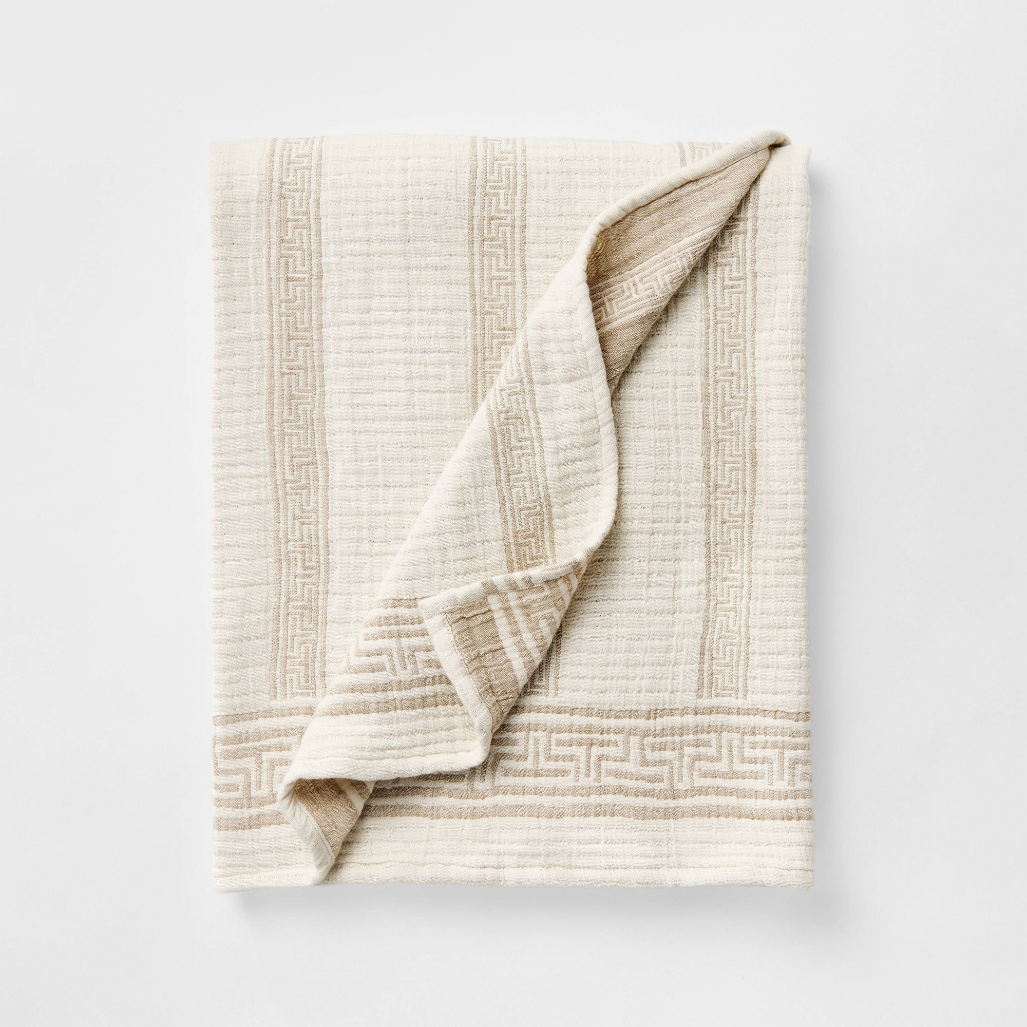 Double Gauze Stripe Throw Blanket - Threshold™ designed w/Studio McGee