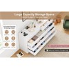 Zstar 12 Drawer Dresser & Chest of Drawers for Bedroom, 61" Wide Wood Storage Cabinet with Power Outlet - 3 of 4