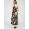 August Sky Women's Alfresco Print Smocked Midi Dress - 2 of 4