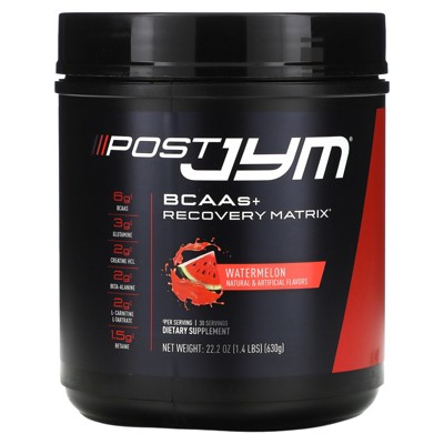 JYM Supplement Science Post JYM, BCAAs + Recovery Matrix, Watermelon, 1.4 lbs (630 g)