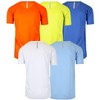 Galaxy By Harvic Men's Short Sleeve Moisture-Wicking Quick Dry Performance Crew Neck Tee- 5 Pack - 2 of 2