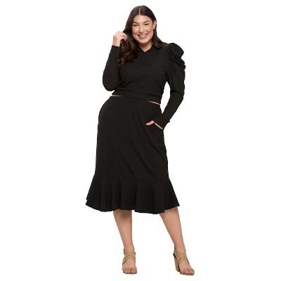 L I V D Women's Carmen Top and Skirt Set