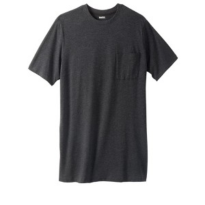 KingSize Shrink-Less Lightweight Longer-Length Crewneck Pocket T-Shirt - 1 of 4