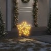 vidaXL Christmas Light Decorations with Spikes 3 pcs Star 50 LEDs 11.4" - 2 of 4