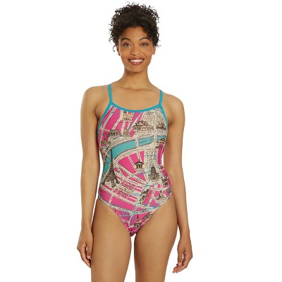 Sporti Paris Belle Epoque Thin Strap One Piece Swimsuit (22-44)