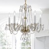 Crystorama Lighting Traditional Crystal 5 - Light Chandelier in  Polished Brass - 4 of 4