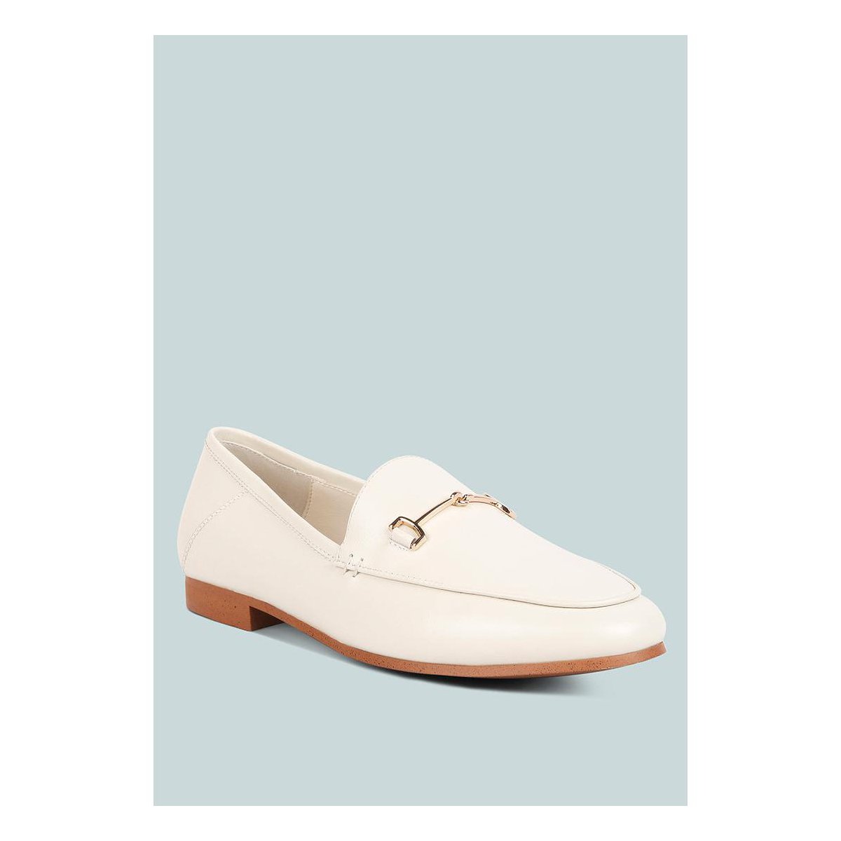 Женские туфли Rag & Co Womens Dareth Horsebit Flat Heel Loafers 9 — фото 2