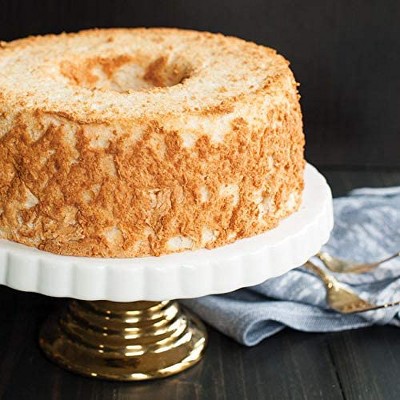 11.25" x 10" Silver Non-stick Aluminum Tube Cake Pan