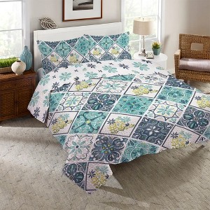 Laural Home Garden Gateway King Quilt Set - 1 of 2