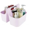 J&V TEXTILES Portable Shower Caddy, Bathroom Organizer Basket, Perfect Size for Dorm/College, Plastic Bath Tote, Dries Quickly with Drainage Holes - 4 of 4