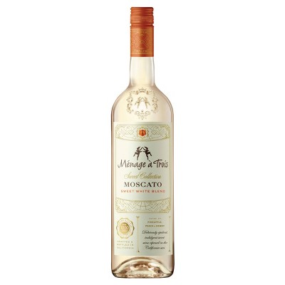 Ménage à Trois Sweet Collection Moscato White Blend Wine - 750ml Bottle