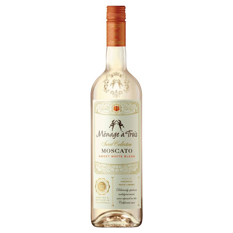 M&#233;nage &#224; Trois Sweet Collection Moscato White Blend Wine - 750ml Bottle, 1 of 5