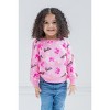 Barbie Little Girls French Terry Sweatshirt And Jogger Pants Set Black 6 :  Target