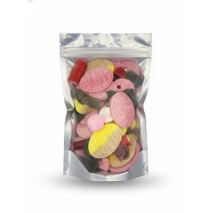 BUBS Swedish Candy Mix - Sweet & Sour Swedish Gummies- Vegan and Gluten Free - Big Skulls, Diamonds, Logs & More - 1 of 4