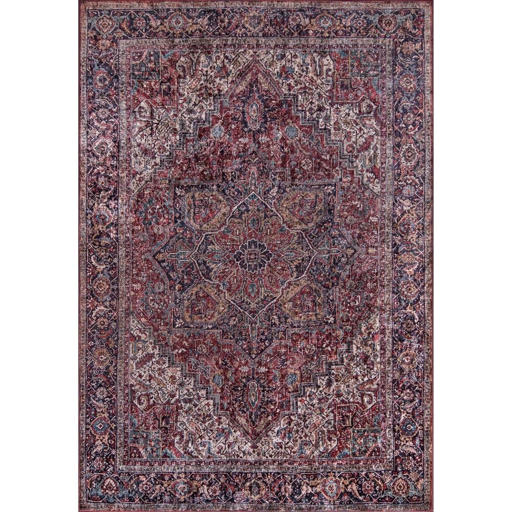 Photos - Area Rug Momeni 2'x3' Karachi Alai Accent Rug Burgundy  