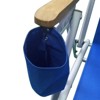 FURNIinspire Outdoor Portable Chair Adjustable Headrest for Comfortable Outdoor Relaxation, Blue, 30"*23"*25" - 3 of 4