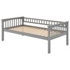 NicBex Twin Size Bunk Bed Convertible Design Bed Frame with 2 Drawers, Guardrails and Ladder, No Spring Box Required - 4 of 4
