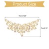 Unique Bargains Sparkling Elegant Crystal Rhinestone Applique for Clothing DIY Sewing - 2 of 4