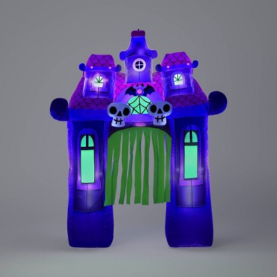 11.2' Projection Airblown Archway Kaleidoscope Haunted House Halloween Inflatable Decoration - Hyde and EEK! Boutique™