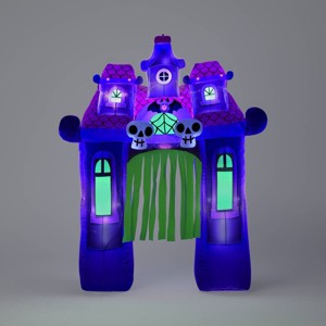 11.2' Projection Airblown Archway Kaleidoscope Haunted House Halloween Inflatable Decoration - Hyde and EEK! Boutique™ - 1 of 4