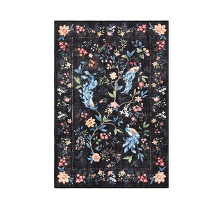 COZONY Washable Floral Vintage Rug with Non-Slip Backing - 1 of 4