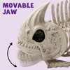Joyfy 2 PCS 9.5 Halloween Poseable Fish Skeleton with Posable Joints for Yard Patio Lawn Garden Decorations, Halloween Party Favors Props - 2 of 4