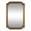 Kate and Laurel Kinsman Rectangle MDF Scallop Mirror, 24x36, Gold - 4 of 4