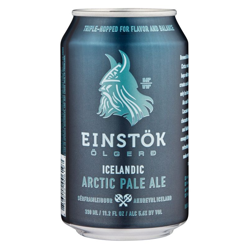 Einstok Icelandic Arctic Pale Ale Beer - 6pk/11.2 fl oz Cans, 2 of 4