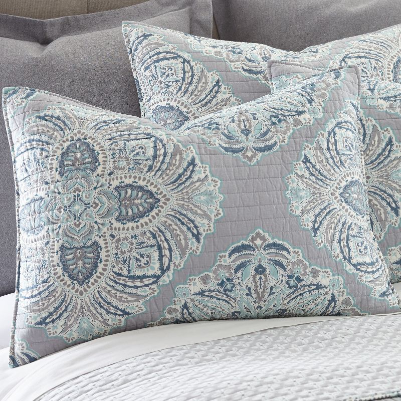 Tania Quilt and Pillow Sham Set - Levtex Home, 3 of 6
