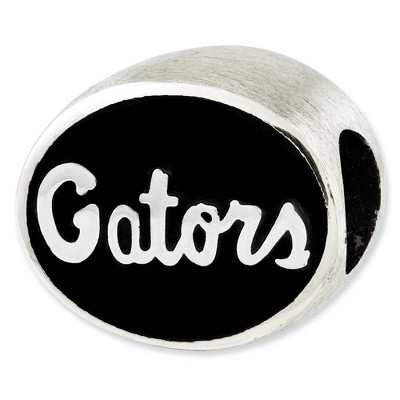 Black Bow Jewelry Sterling Silver & Enamel University of Florida Collegiate Bead Charm