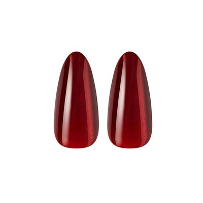 LOVELAY CREATIONS 28 Solid Red Press-On Nails