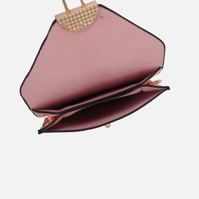 MKF Collection Phone Crossbody Bag, Havana Saffiano Vegan Leather Convertible Clutch | MKF Collection by Mia K - Black — фото 7