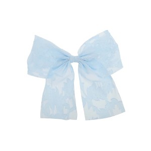 Unique Bargains Elegant Flower Bow Ribbon Hair Clips 1 Pc - 1 of 4