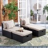 Pramla Sette With Ottoman - Indoor/Outdoor - PAT7515 - Safavieh - 2 of 4