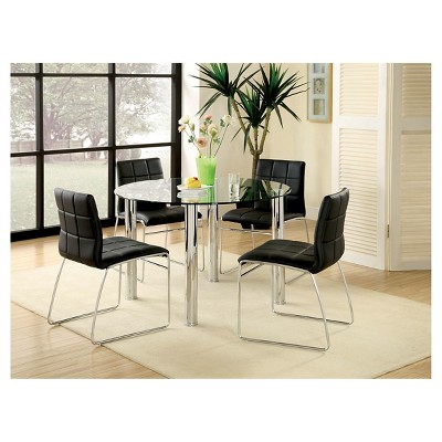 target glass dining table