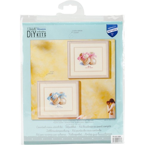 Vervaco Counted Cross Stitch Kit 8.75x11.5-at The Farm Record On Aida (14  Count) : Target