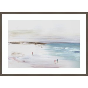 41" x 30" Summer Solitude III by Allison Pearce Wood Framed Wall Art Print - Amanti Art - 1 of 4