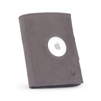 DONBOLSO Wallet Air Slim AirTag Wallet with Apple AirTag Holder, Gray