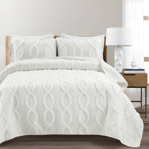 Ella Lace Ruffle Comforter Set - Lush Décor : Target