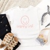 The Juniper Shop Happy Girl Smiley Face Youth Short Sleeve Tee - 2 of 2